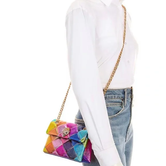 Kurt Geiger Multicolor Quilted Shoulder Bag New with Tags, comes with dust bag. - Picture 5 of 5